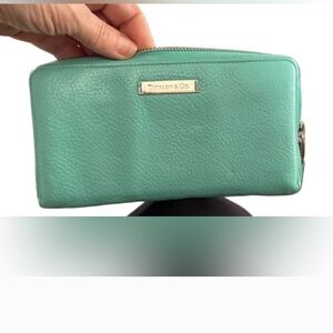 Tiffany & Co. Teal Leather Wallet